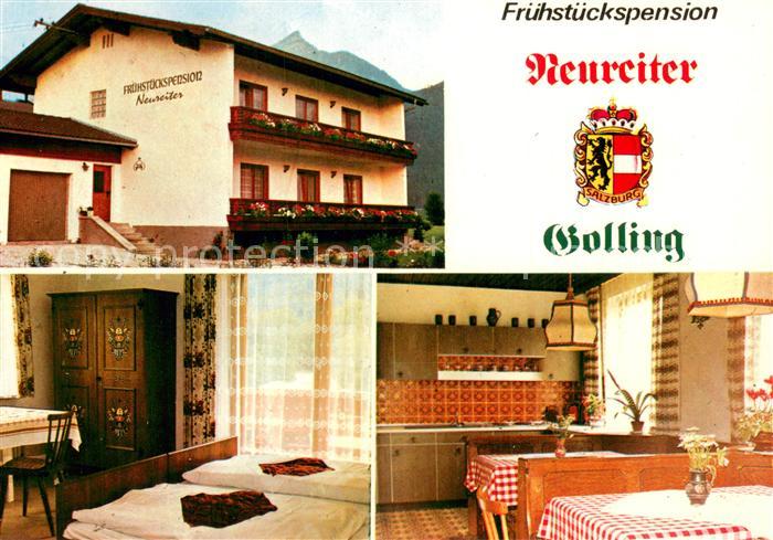 Golling Salzach Fruehstueckspension Neureiter Zimmer Gaststube