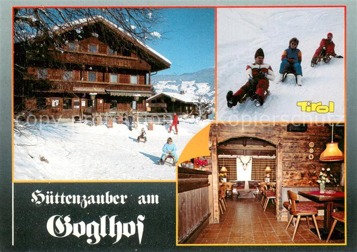 Fuegenberg Gasthaus Goglhof Gaststube Rodeln