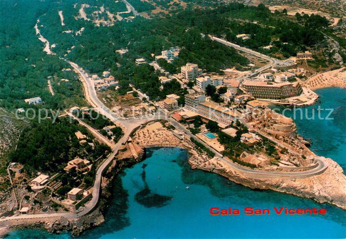 Cala San Vicente Mallorca Fliegeraufnahme