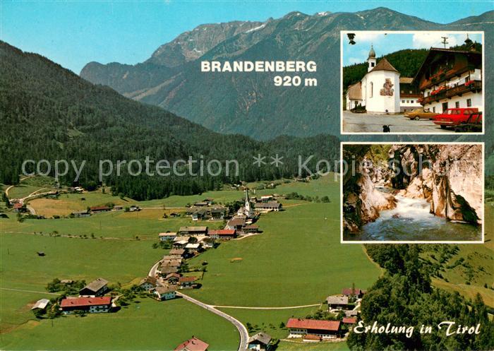 Brandenberg Tirol Fliegeraufnahme Kirche