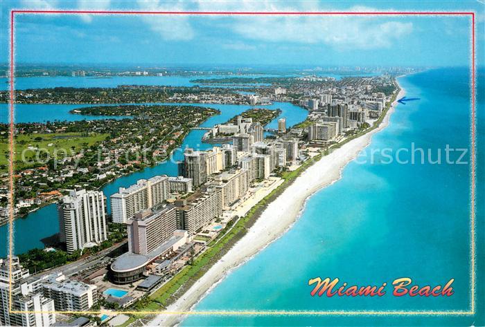 Miami Beach Looking north along the Atlantic Ocean