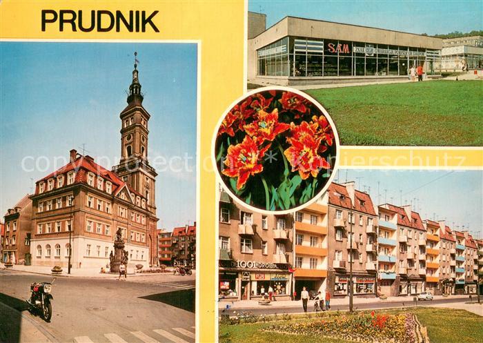 Prudnik Neustadt OS PL Ratusz przebudowany Osiedle mieszkaniowe im Marcelego Now