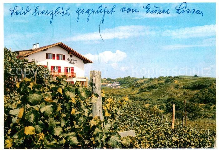 Kaltern Weinstrasse Suedtirol IT Gaestehaus Gerda