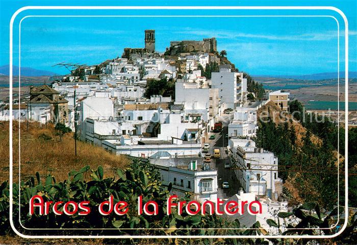 Arcos de la Frontera La Oracion y Defens coronan el blanco Caserio de Arcos