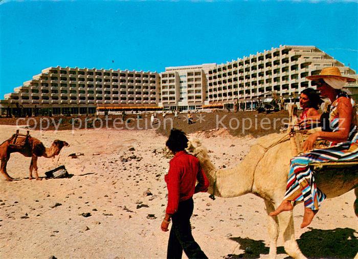 Corralejo Fuerteventura ES Fuenfsterne Strandhotel Kamelreiten