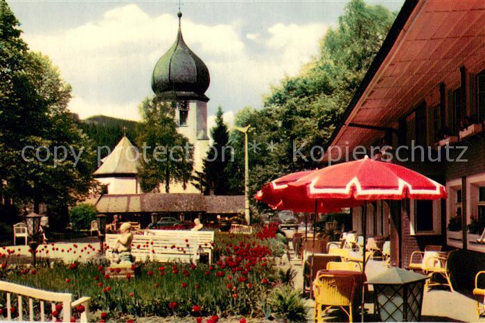 Hinterzarten Breisgau-Hochschwarzwald BW Hotel Adler Kirchturm