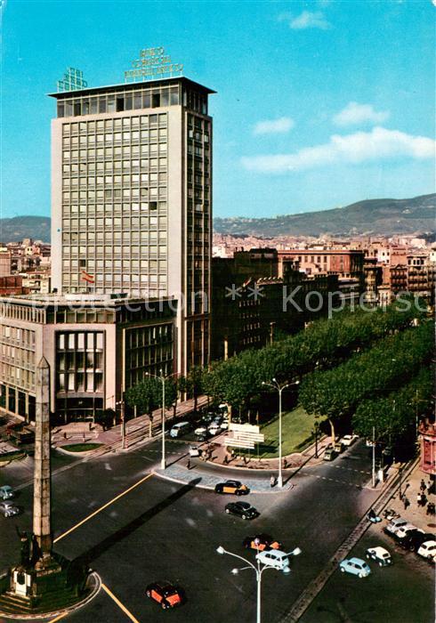 Barcelona Cataluna Plaza de la Victorio y Jardines P Gracia