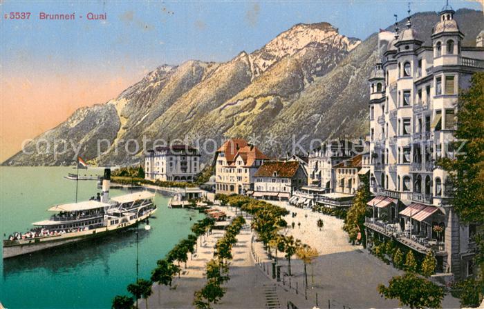 Dampfer Binnenschifffahrt Brunneri Quai