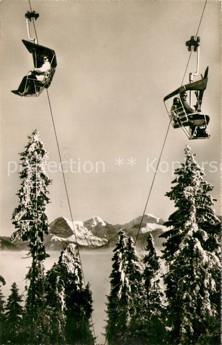 Sessellift Chairlift Telesiege Beatenberg Niederhorn