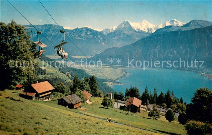 Sessellift Chairlift Telesiege Beatenberg Niederhorn