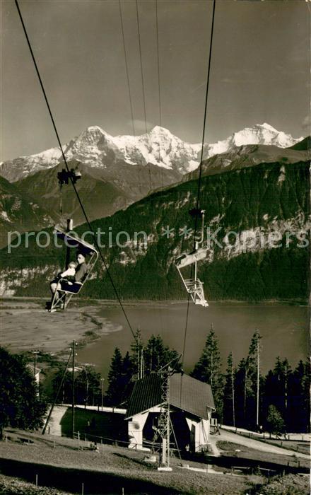 Sessellift Chairlift Telesiege Beatenberg Niederhorn