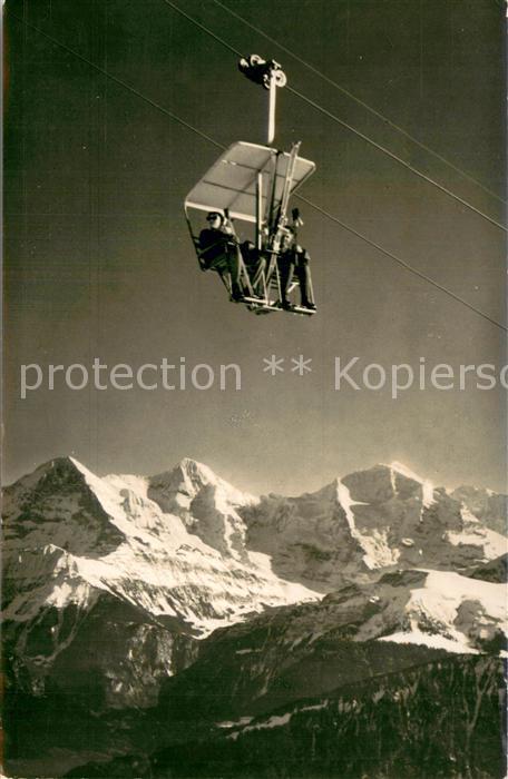 Sessellift Chairlift Telesiege Beatenberg Niederhorn