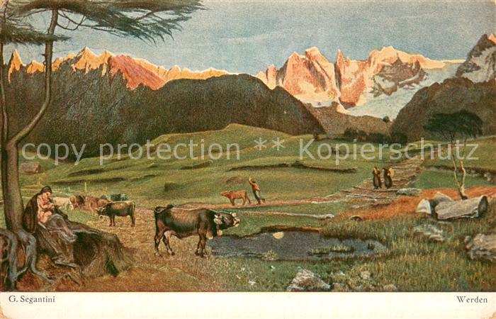 Verlag Bruckmann Nr. Nr.26 G.Segantini Werden