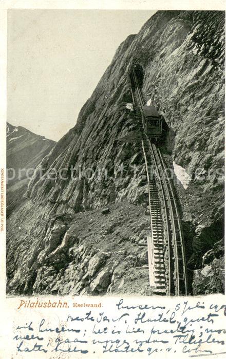 Bergbahn Pilatusbahn Eselwand