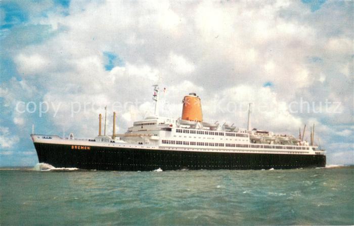 Dampfer Oceanliner T.S. BREMEN 32335 GRT Flagship of North German LLOYD