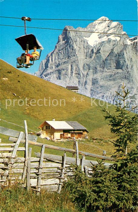 Sessellift Chairlift Telesiege Grindelwald First Wetterhorn