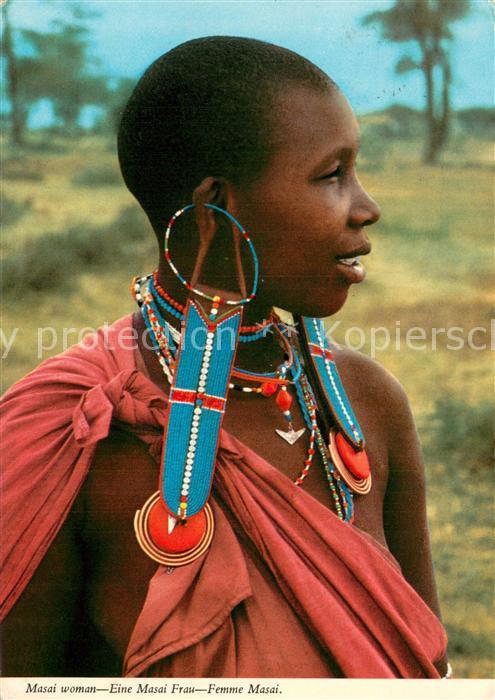 Typen Afrika Masai Frau