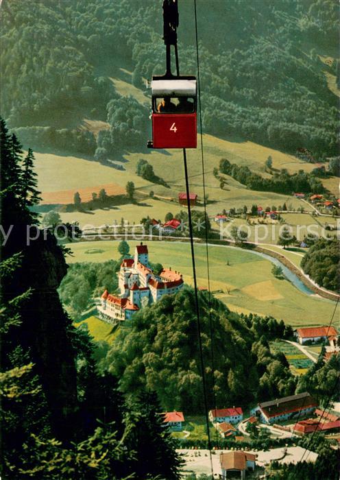 Seilbahn Cable-Car Telepherique Kampenwandbahn Schloß Hohenaschau Chiem