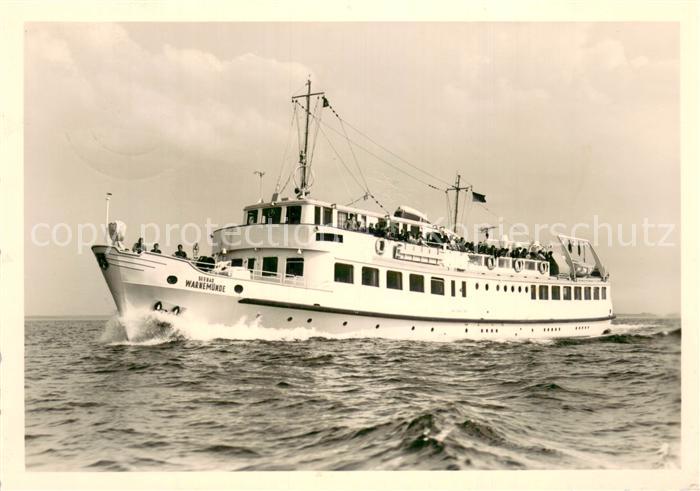 Dampfer Binnenschifffahrt Seebad Warnemuende
