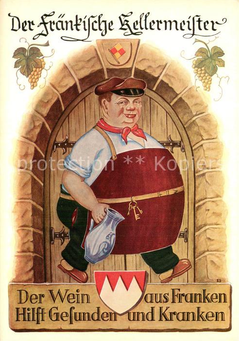 Werbung Reklame Fränkischer Kellermeister