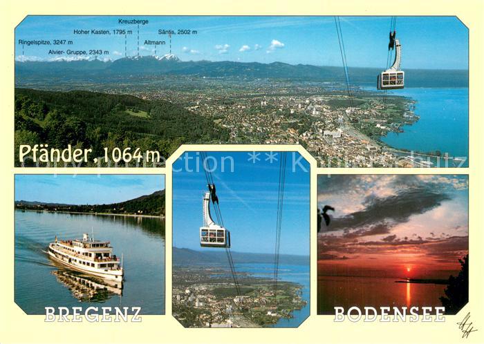 Seilbahn Cable-Car Telepherique Bregenz am Bodensee Pfaender