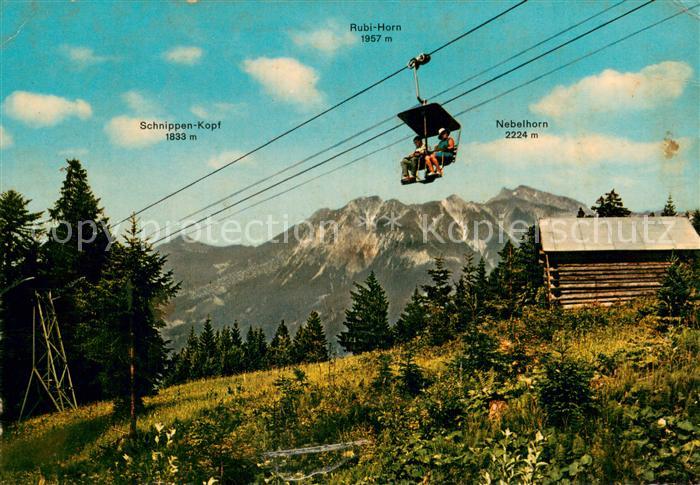 Sessellift Chairlift Telesiege Oberstdorf Allgaeuer Alpen