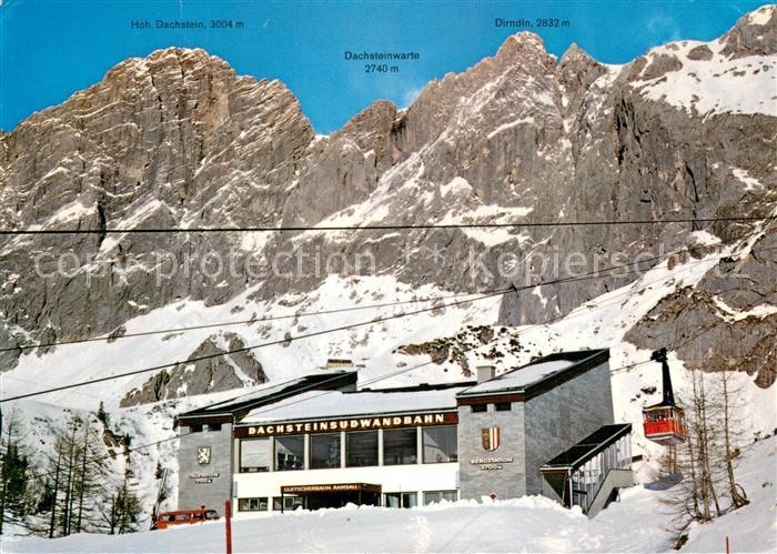 Seilbahn Cable-Car Telepherique Dachsteinsuedwandbahn Ramsau