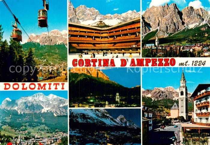 Seilbahn Cable-Car Telepherique Cortina Dampezzo Dolomiti