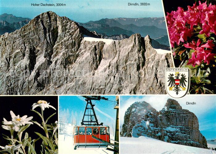 Seilbahn Cable-Car Telepherique Dachstein Suedwand