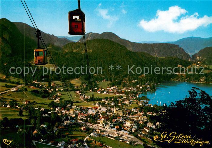 Seilbahn Cable-Car Telepherique St. Gilgen Wolfgangsee