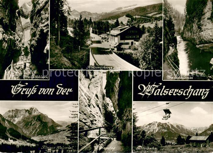 Sessellift Chairlift Telesiege Grenzgasthof Walserschanz