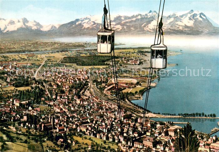 Seilbahn Cable-Car Telepherique Bregenz a.B. Pfaenderbahn