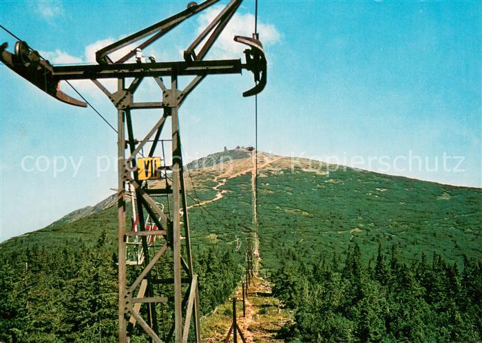 Sessellift Chairlift Telesiege Krkonose Lanovka na Snezku
