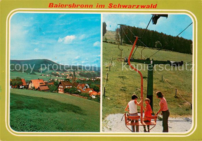 Sessellift Chairlift Telesiege Baiersbronn Schwarzwald