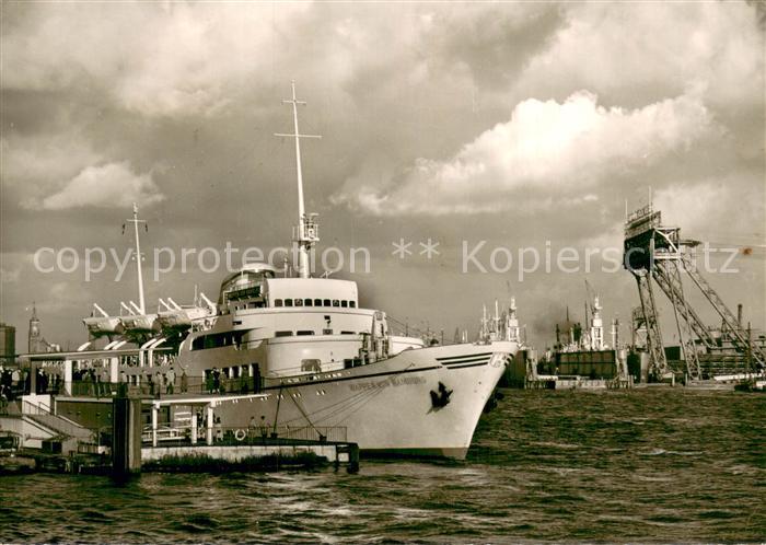 Dampfer Oceanliner Seebaederschiff Wappen von Hamburg