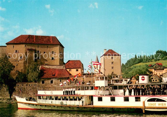 Dampfer Binnenschifffahrt Passau Personenschiff Stadt Wien