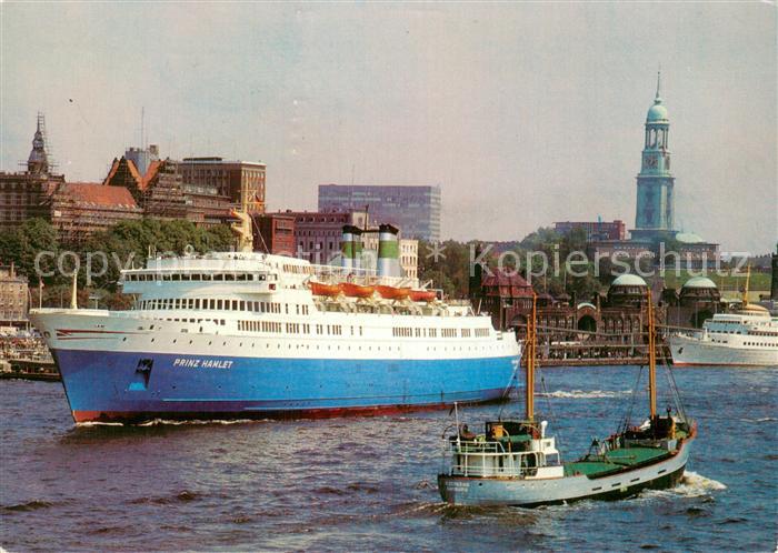 Dampfer Oceanliner Hamburg Hafen PRINZ HAMLET