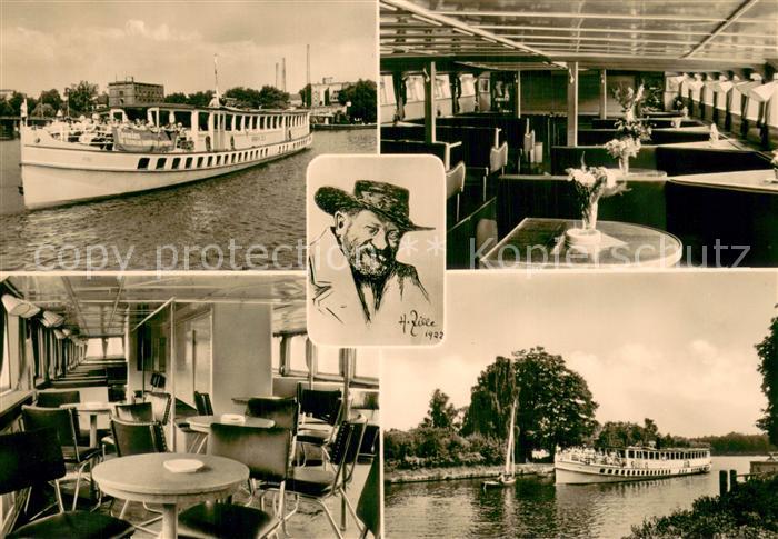 Dampfer Binnenschifffahrt Weisse Flotte Berlin