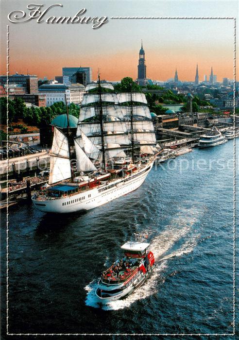 Segelschiffe Hamburg Segelschiff SEA CLOUD 2 auf der Elbe