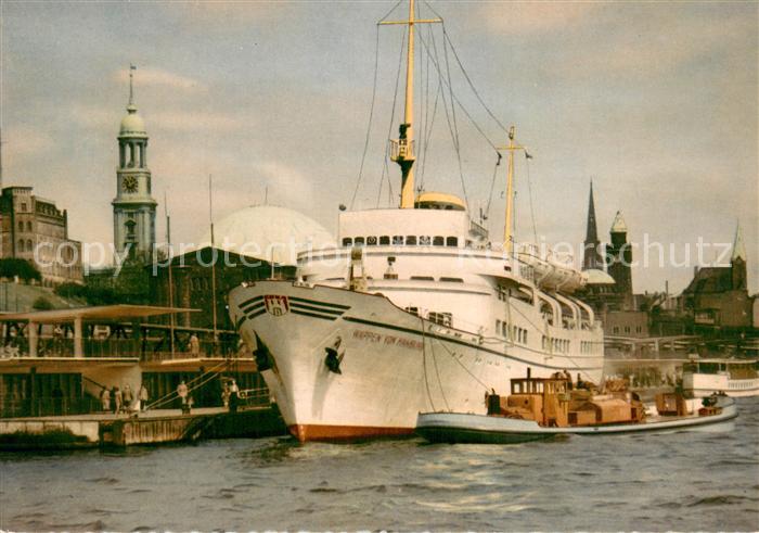 Dampfer Oceanliner HAMBURG WAPPEN VON HAMBURG