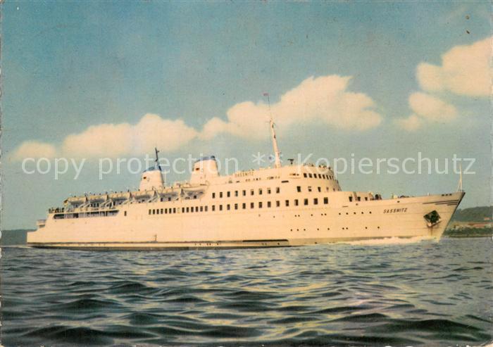 Dampfer Oceanliner MS SAssNITZ Eisenbahnfaehrschiff der Deutschen Reichsdahn