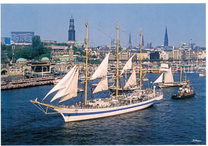 Segelschiffe Hamburg Russische dreimaster MIR