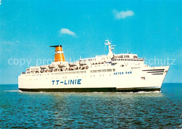 Dampfer Oceanliner MS PETER PAN TT LINIE 12600BRT