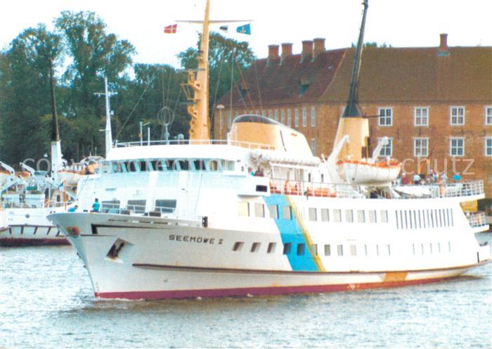 Dampfer Binnenschifffahrt MS SEEMoeWE 2 Foerde Reederei  Flensburg Baujahr 1969