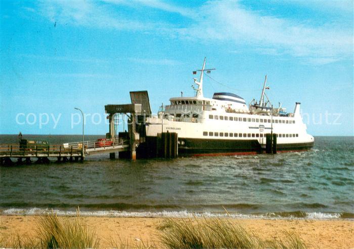 Faehre Ferry Bac Traghetto-- Nordseebad List auf Sylt Autofaehre VIKINGLAND