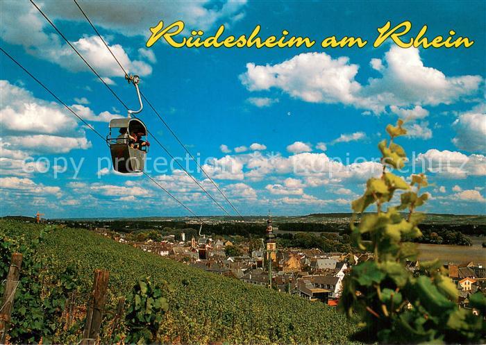 Seilbahn Cable-Car Telepherique Ruedesheim am Rhein