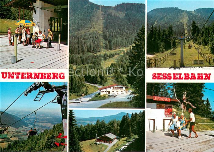 Sessellift Chairlift Telesiege Unternberg Alm Ruhpolding