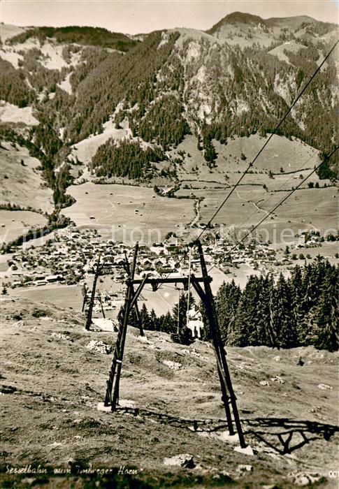 Sessellift Chairlift Telesiege Hindelang Bad Oberdorf Allgaeuer Alpen Imberger H