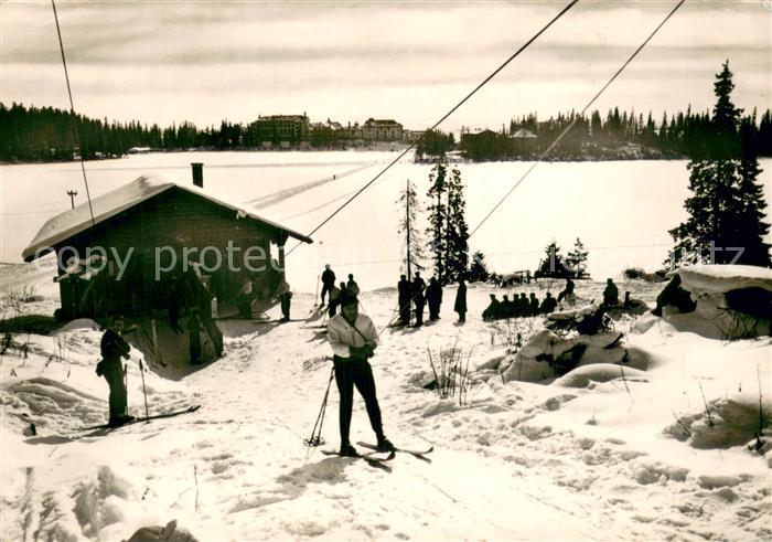 Skilift Schlepplift Remontees-Mecaniques Vysoke Tatry Strbske pleso
