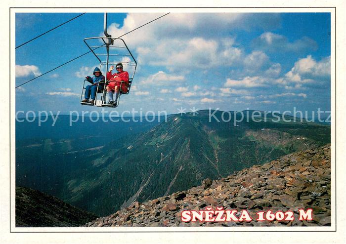 Sessellift Chairlift Telesiege Krkonose Snezka